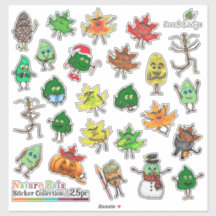 Scrapbook Stickers | Nature Pal Collection | 25 pc