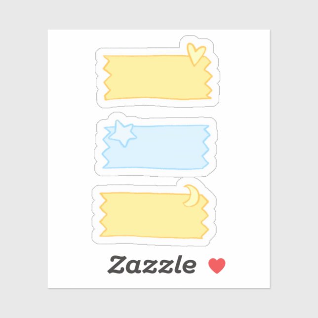 Scrapbook Stickers Planner Cute (Sheet)