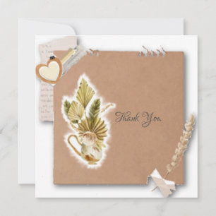 Scrapbook Thank You card