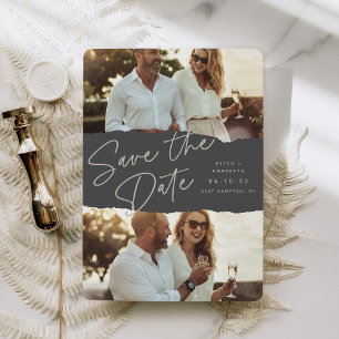 Scrapbook Two Photo Save The Date