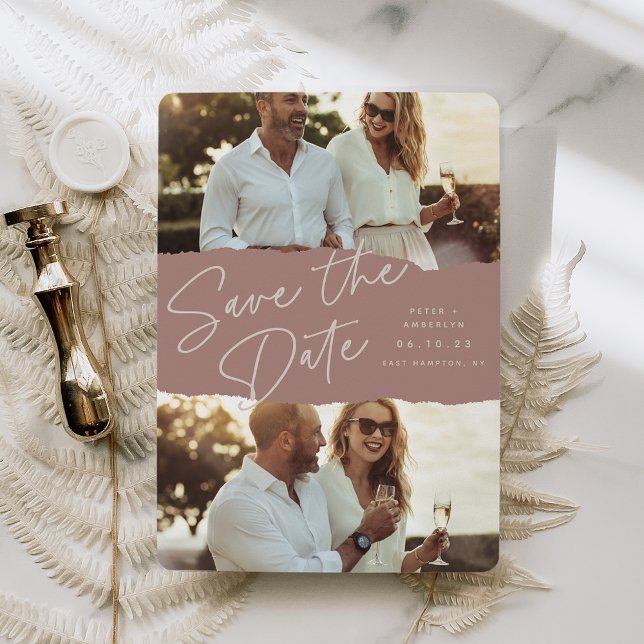 Scrapbook | Two Photo Save The Date (Creator Uploaded)