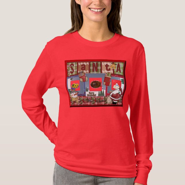 Scrapbook Xmas T-Shirt (Front)