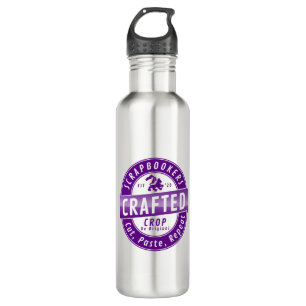 “Scrapbookers - Cut, Paste and Repeat” 710 Ml Water Bottle