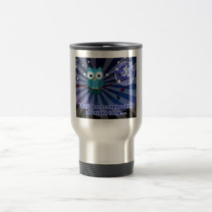 Scrapbookers “Owl Be Scrapping All Night Long” Travel Mug