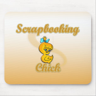 Scrapbooking Chick Mouse Mat