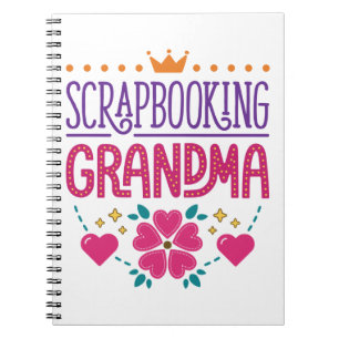 Scrapbooking Grandma Notebook