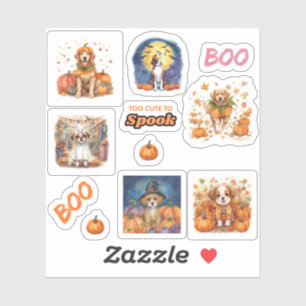 Scrapbooking Halloween Dog Lover Fall Boo