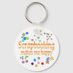 Scrapbooking Key Ring