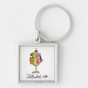 Scrapbooking Nut T-shirts and Gifts Key Ring