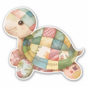 Scrapbooking Turtle Sticker