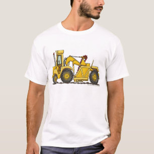 Scraper Dirt Mover Excavator Construction Apparel T-Shirt