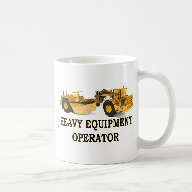 SCRAPER EARTH MOVER COFFEE MUG (Right)