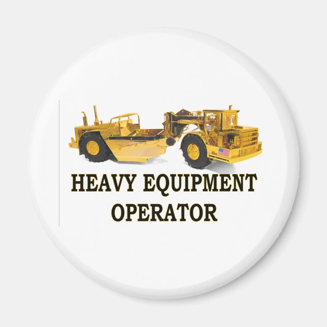 SCRAPER EARTH MOVER MAGNET (Front)