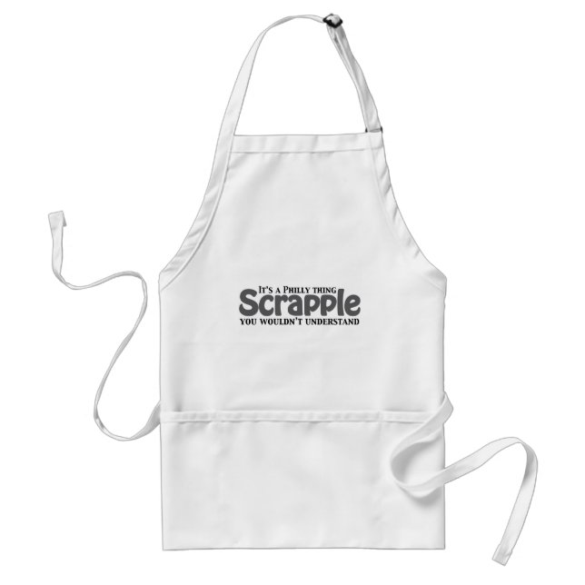 Scrapple Philly Thing Standard Apron (Front)