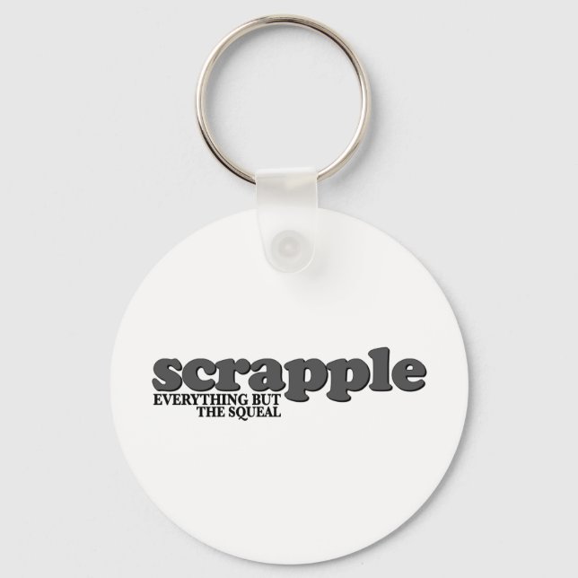 Scrapple Squeal Key Ring (Front)
