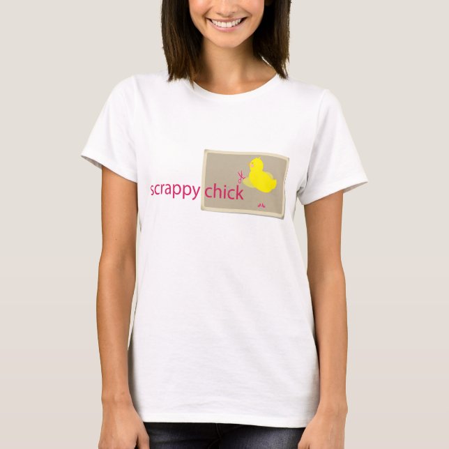 Scrappy Chick Scrapbooking T-Shirt (Front)