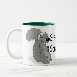 Scrappy Squirrel Mug