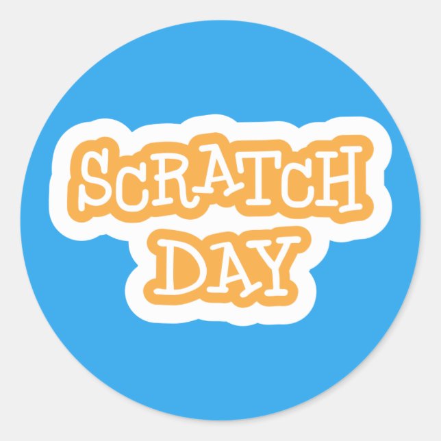 Scratch Day Logo Sticker (Front)