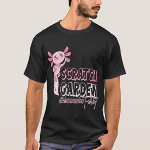 Scratch Garden Salamander Cute Pink Axolotl T-Shirt
