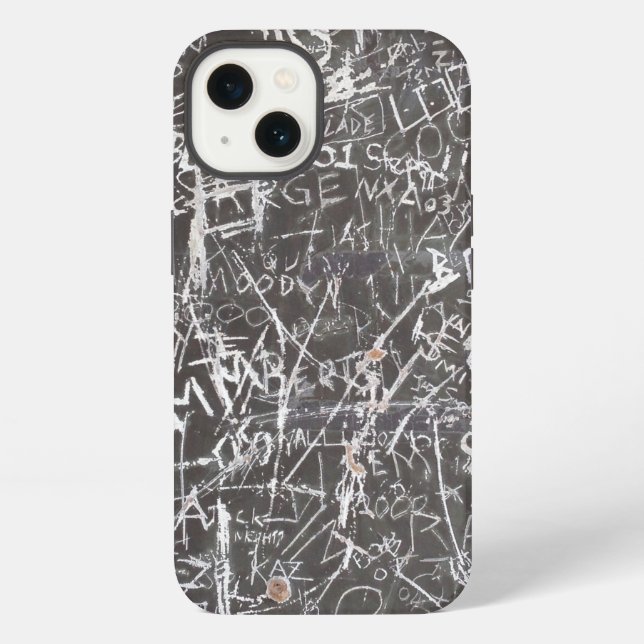 scratch graffiti iPhone case (Back)