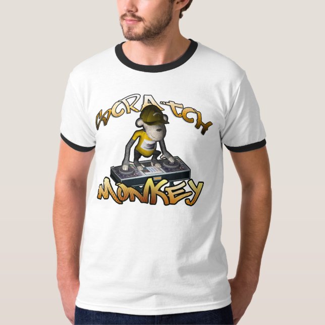 Scratch Monkey Ringer Tee (Front)