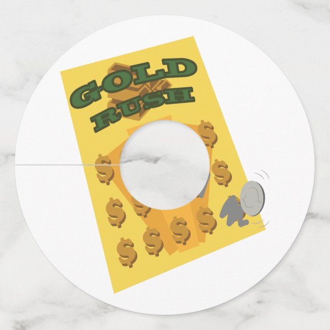 Scratch Off Wine Glass Tag (Front)