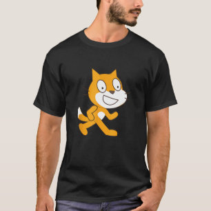 Scratch Programming Language Official Mascot Cat T-Shirt
