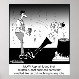 Scratch-&-Sniff Business Cards Poster