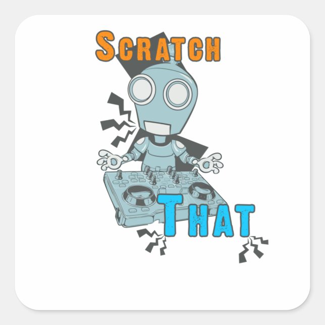 Scratch That Square Sticker (Front)