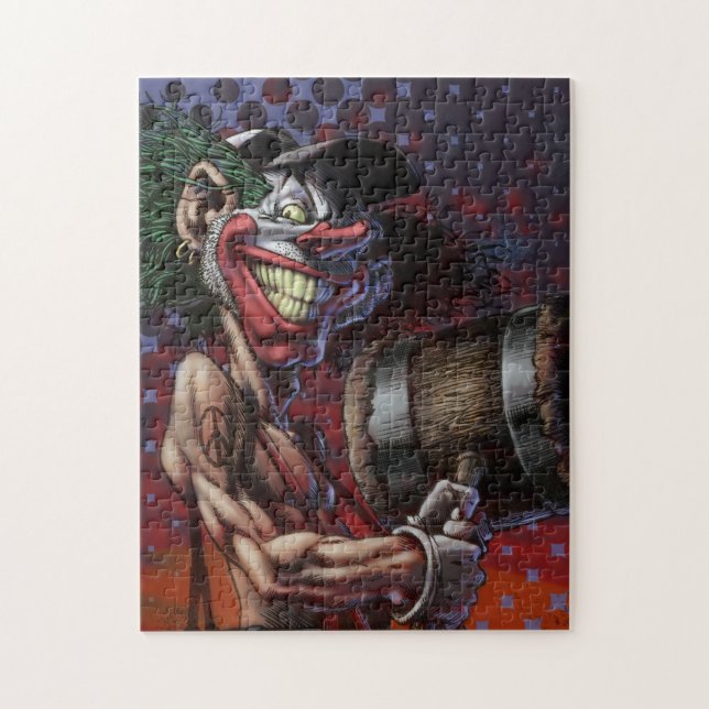 Scratch the Creepy Clown Jigsaw Puzzle (Vertical)