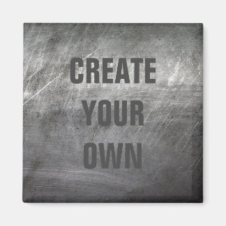 Scratched Brushed Metal Texture Magnet