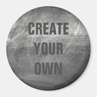 Scratched Brushed Metal Texture Magnet