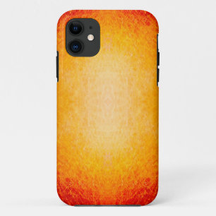 Scratched glowing fireball iPhone 11 case