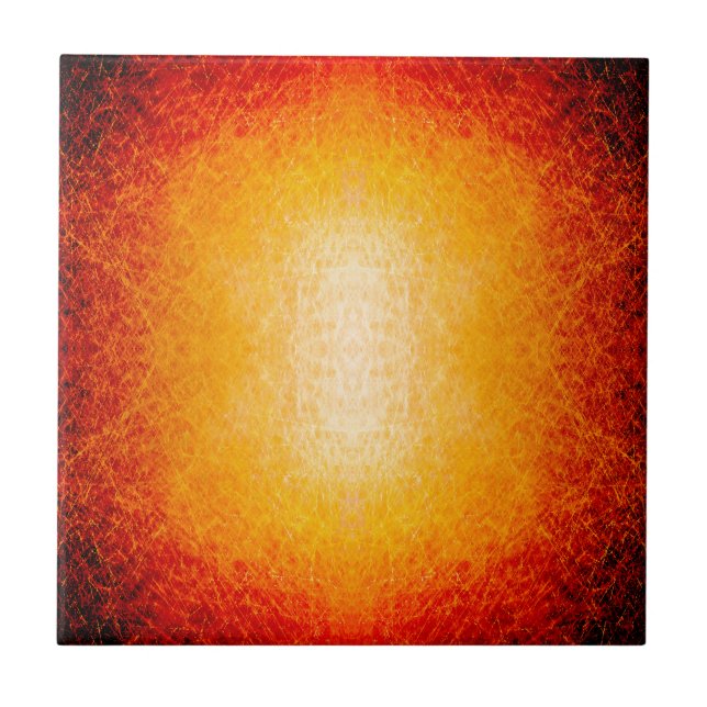 Scratched glowing fireball tile (Front)