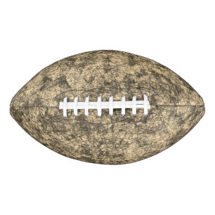 Scratches up scratches on a lightly spotted khaki american football