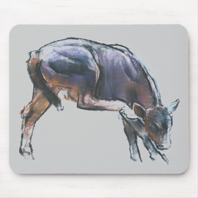 Scratching Calf 2006 Mouse Mat (Front)
