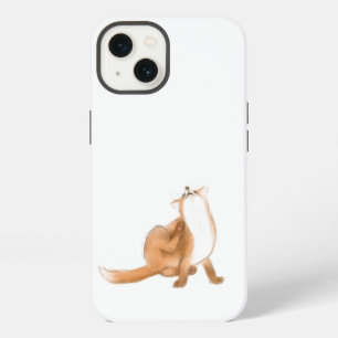 Scratching fox iPhone 13 case