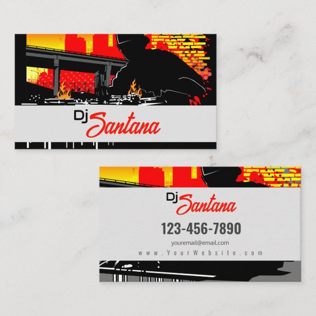 Scratching Hits Business Card (Front/Back)
