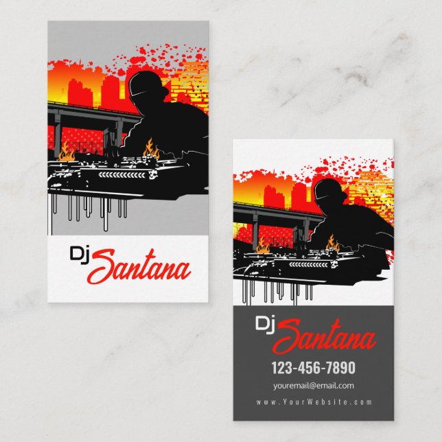 Scratching Hits Business Card (Front/Back)