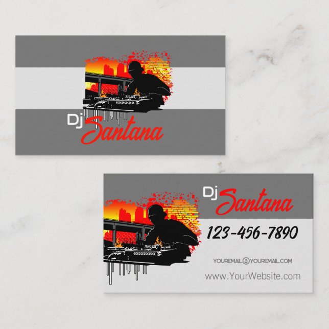 Scratching Hits Business Card (Front/Back)
