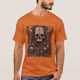 Scray death metal t-shirt design