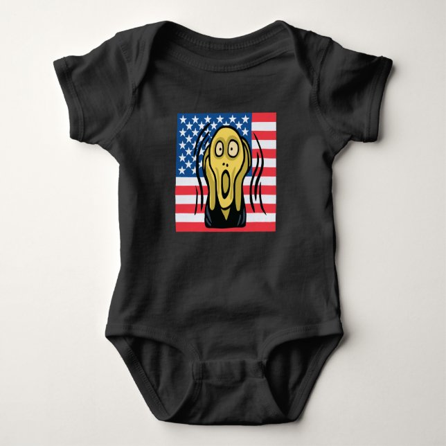 Scream American Baby Bodysuit (Front)