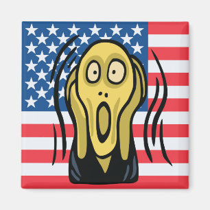 Scream American Magnet