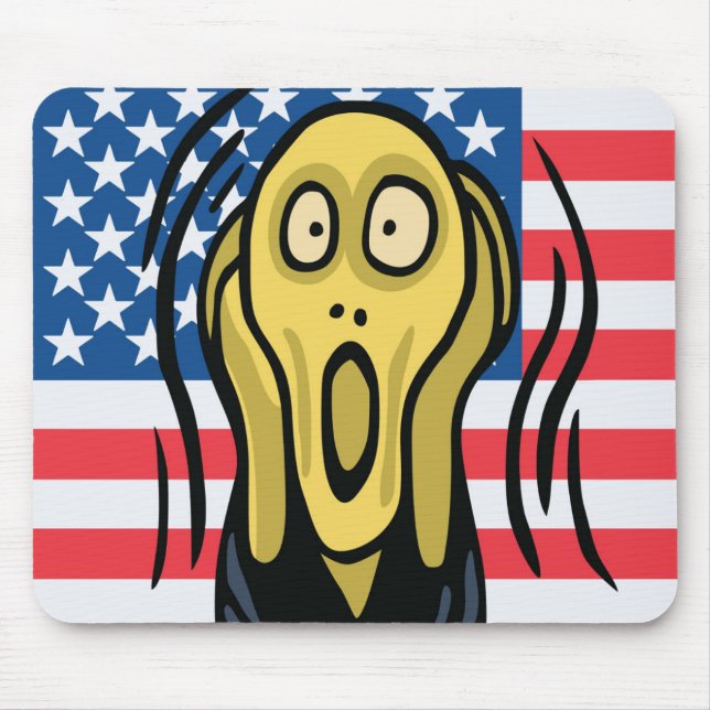 Scream American Mouse Mat (Front)
