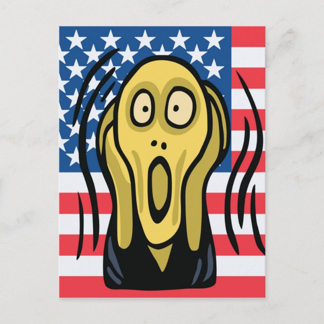 Scream American Postcard (Front)