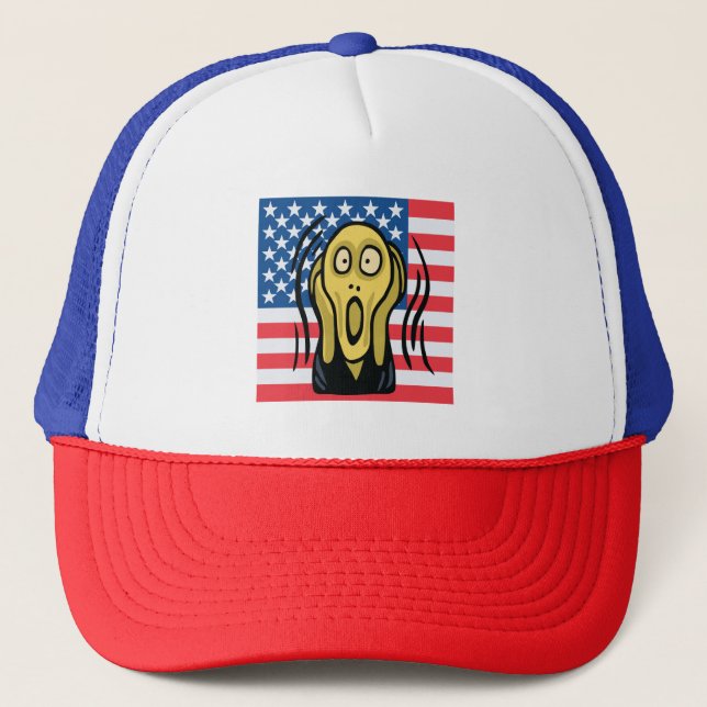 Scream American Trucker Hat (Front)