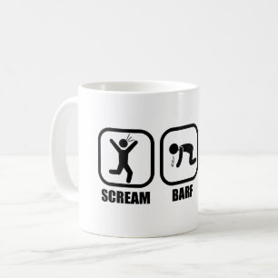 Scream Barf Climb Coffee Mug