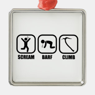 Scream Barf Climb Metal Tree Decoration