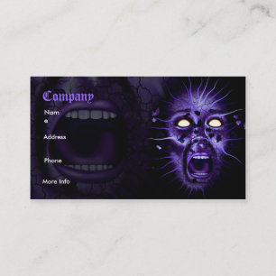 Scream Business Card