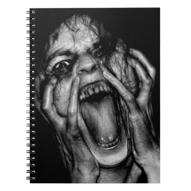 Scream  Custom Notebook (Front)